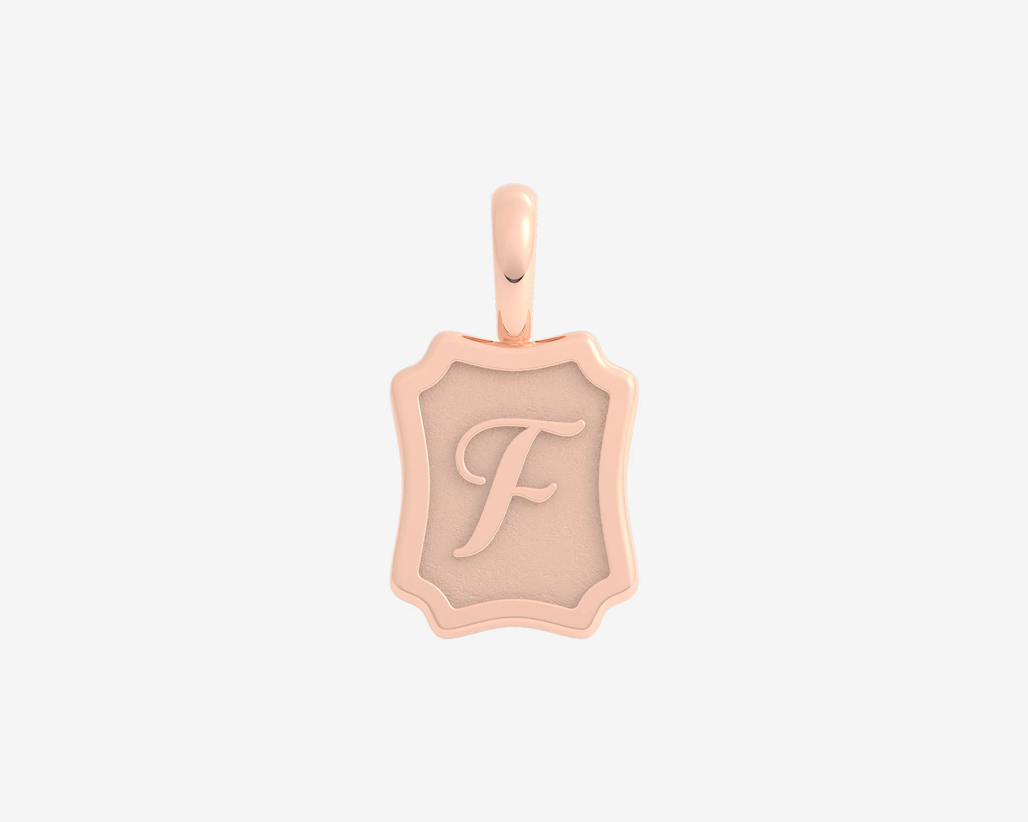 The Small Portrait Initial Pendant - Image 16