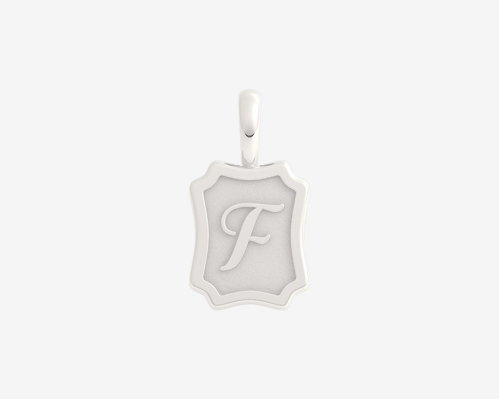 The Small Portrait Initial Pendant - Image 17