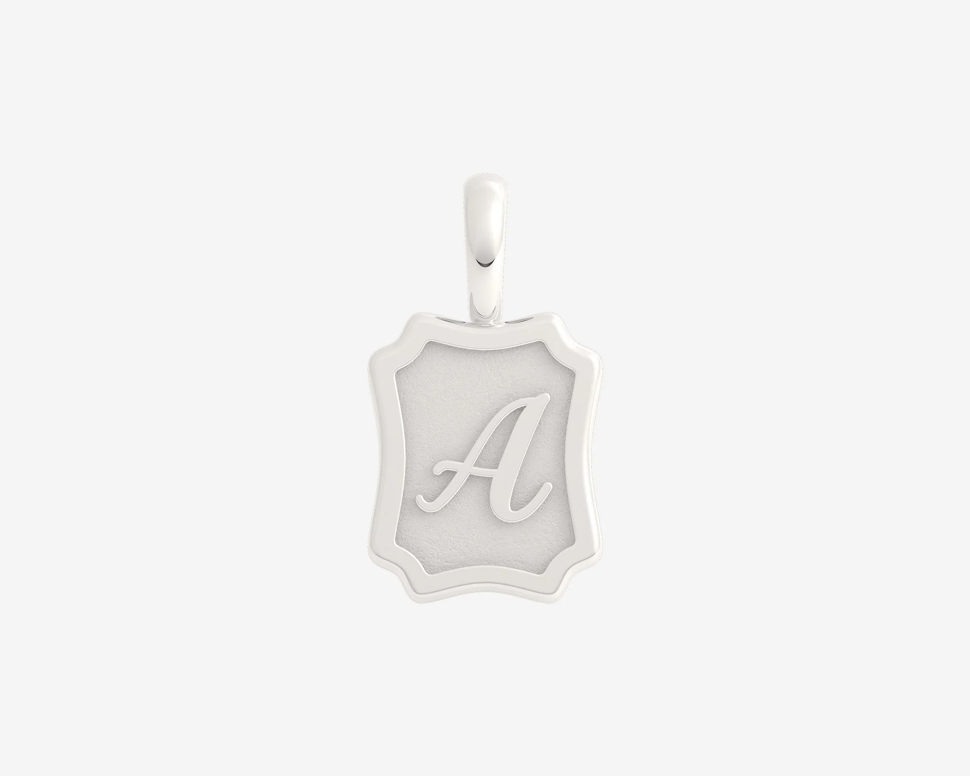 The Small Portrait Initial Pendant - Image 2
