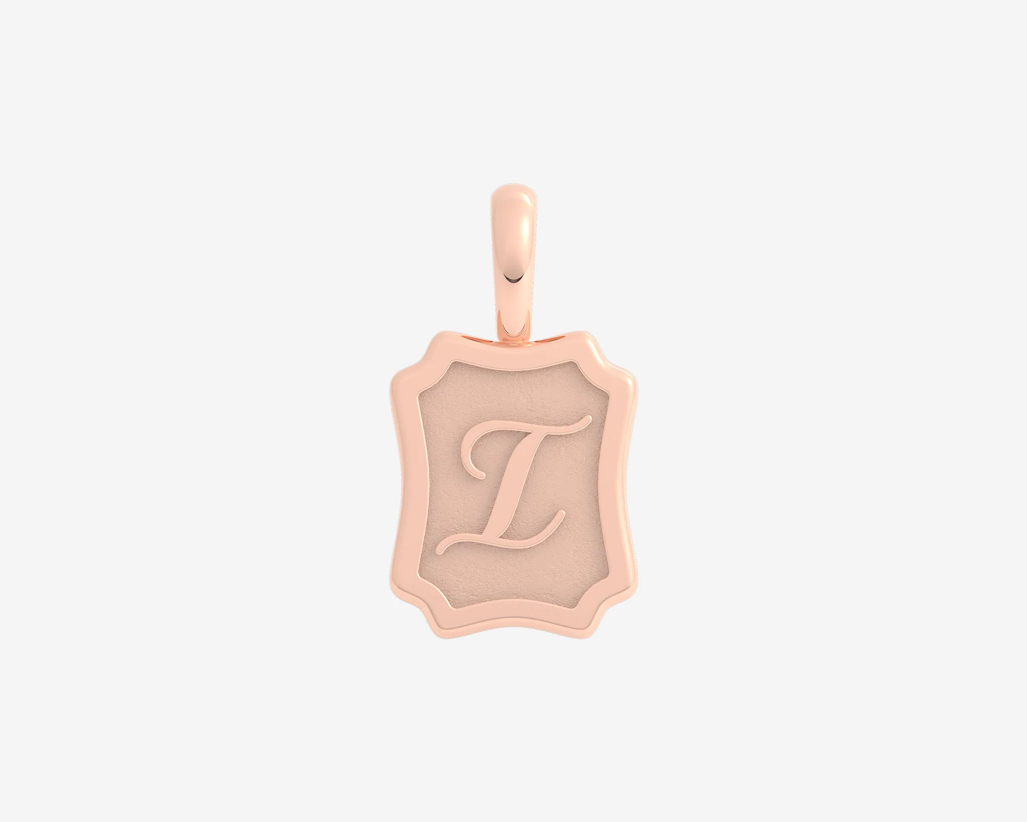 The Small Portrait Initial Pendant - Image 25