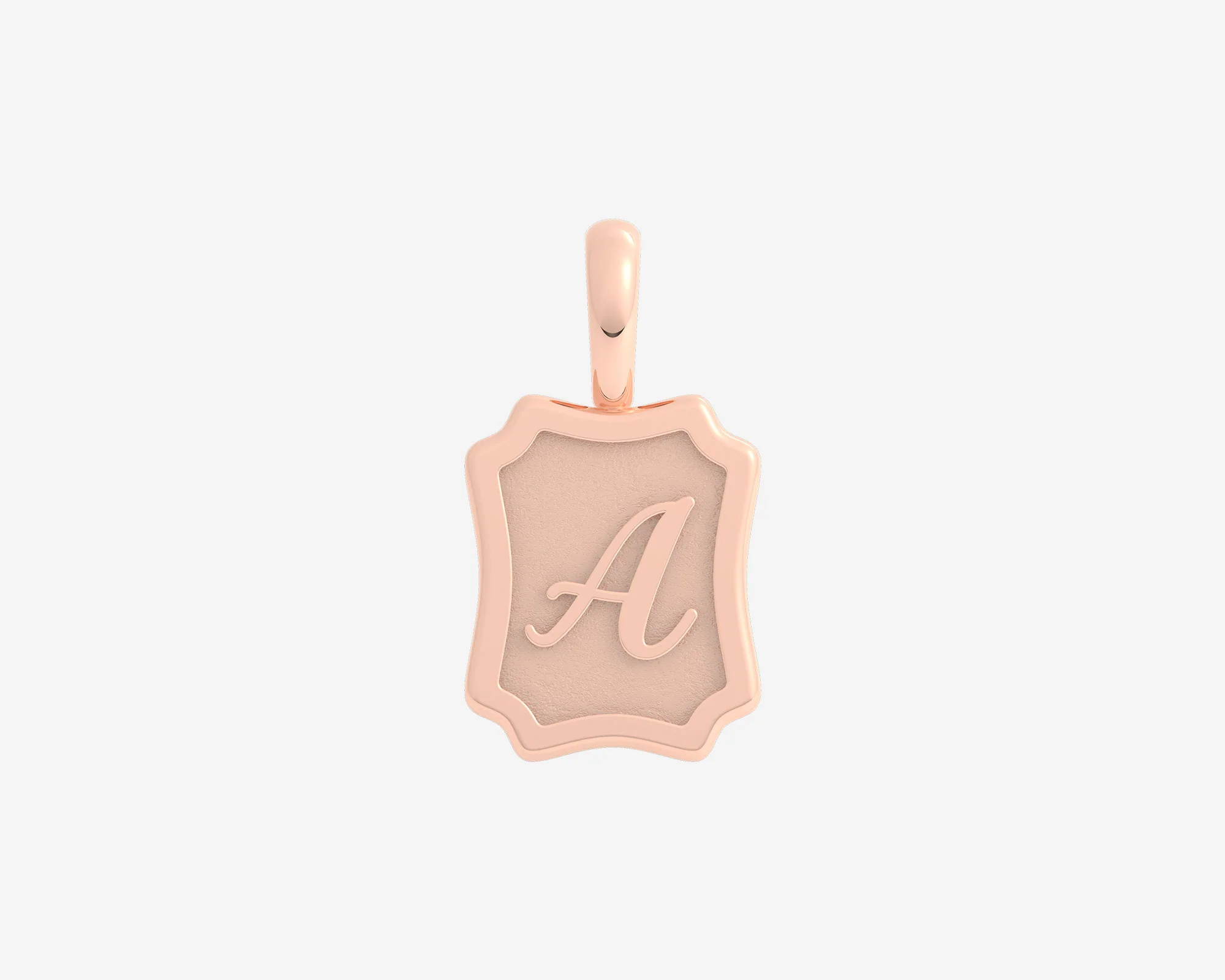 The Small Portrait Initial Pendant - Image 3