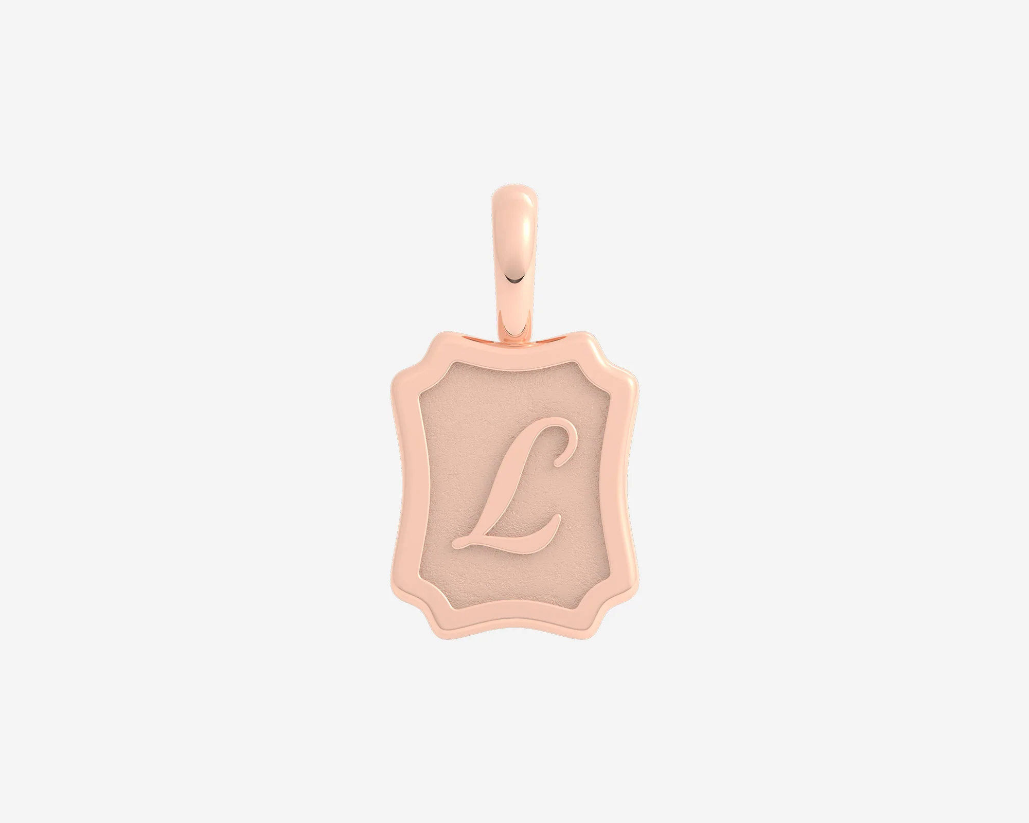 The Small Portrait Initial Pendant - Image 34