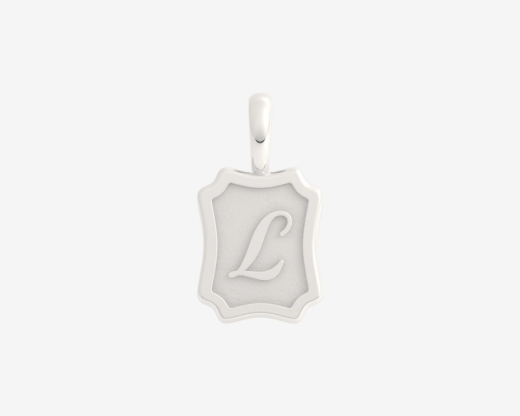 The Small Portrait Initial Pendant - Image 35