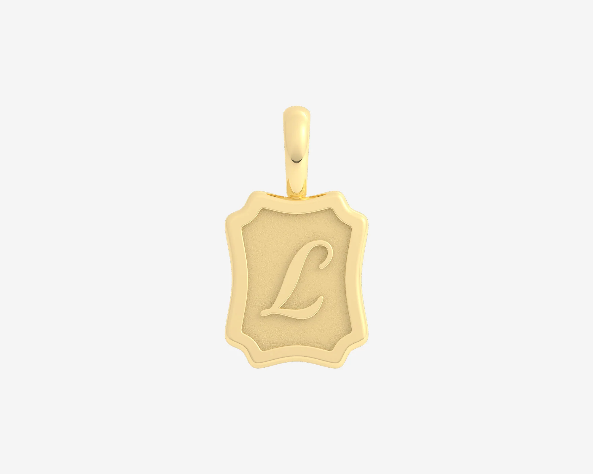 The Small Portrait Initial Pendant - Image 36