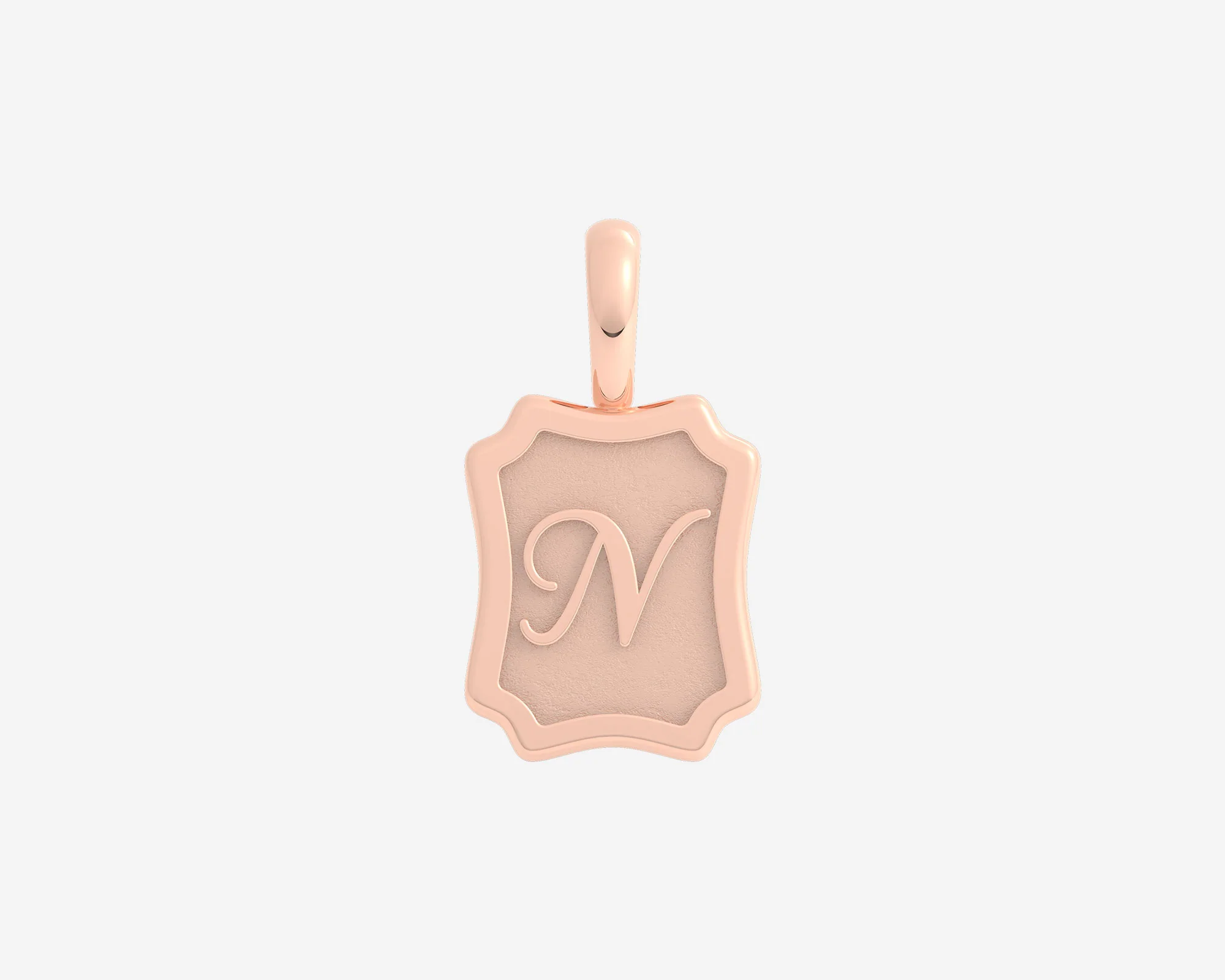 The Small Portrait Initial Pendant - Image 40
