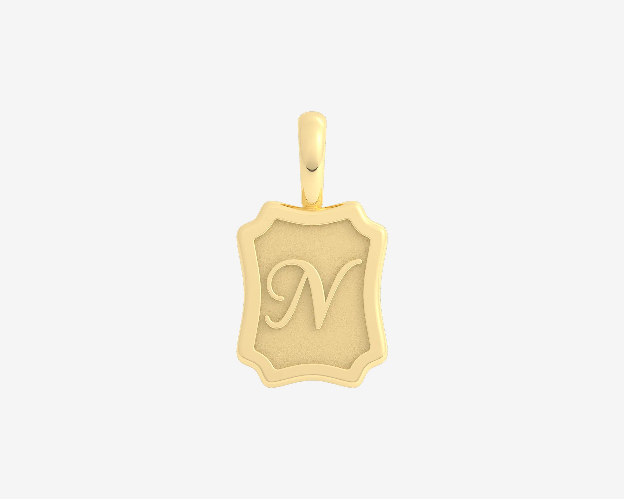 The Small Portrait Initial Pendant - Image 42