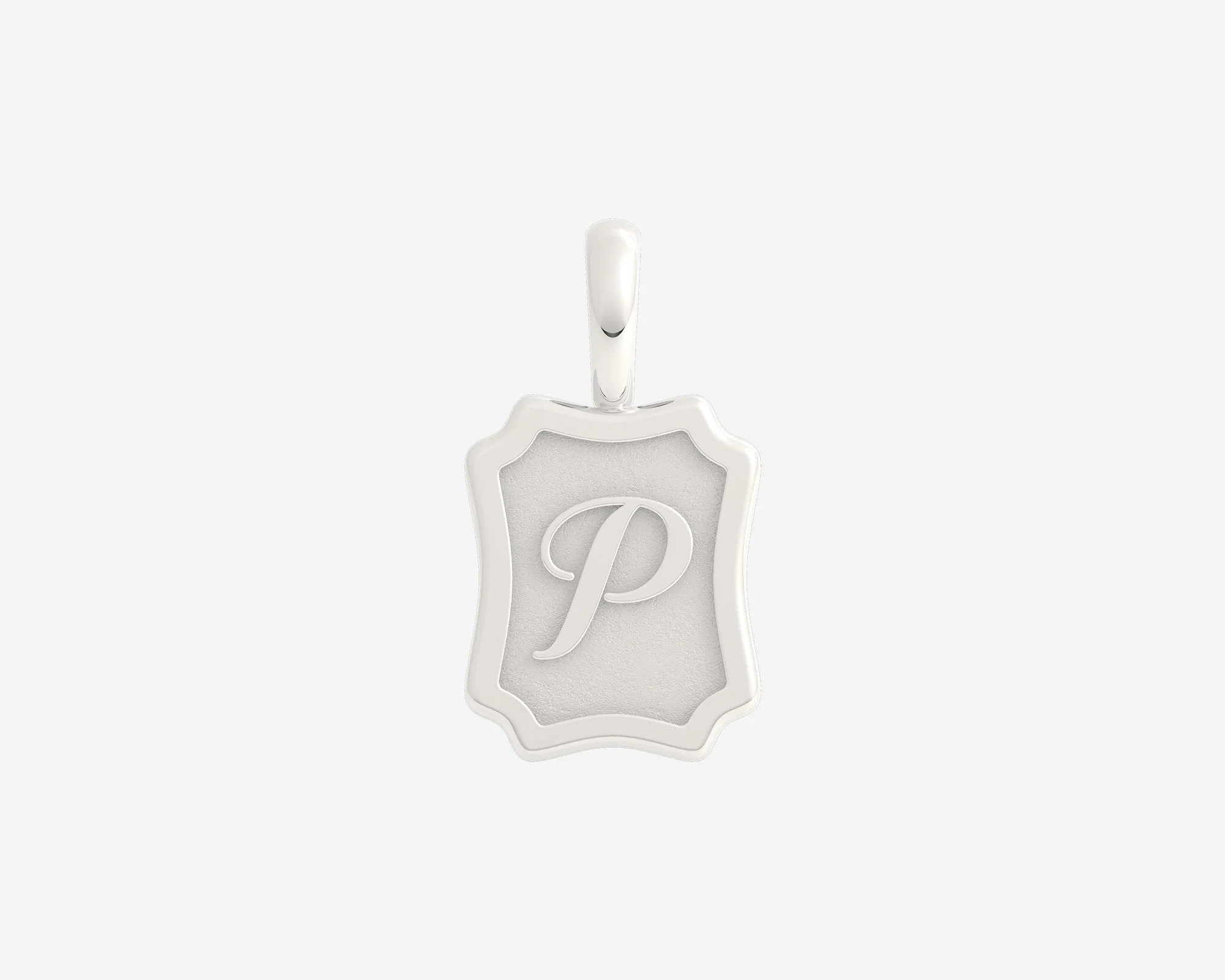 The Small Portrait Initial Pendant - Image 47