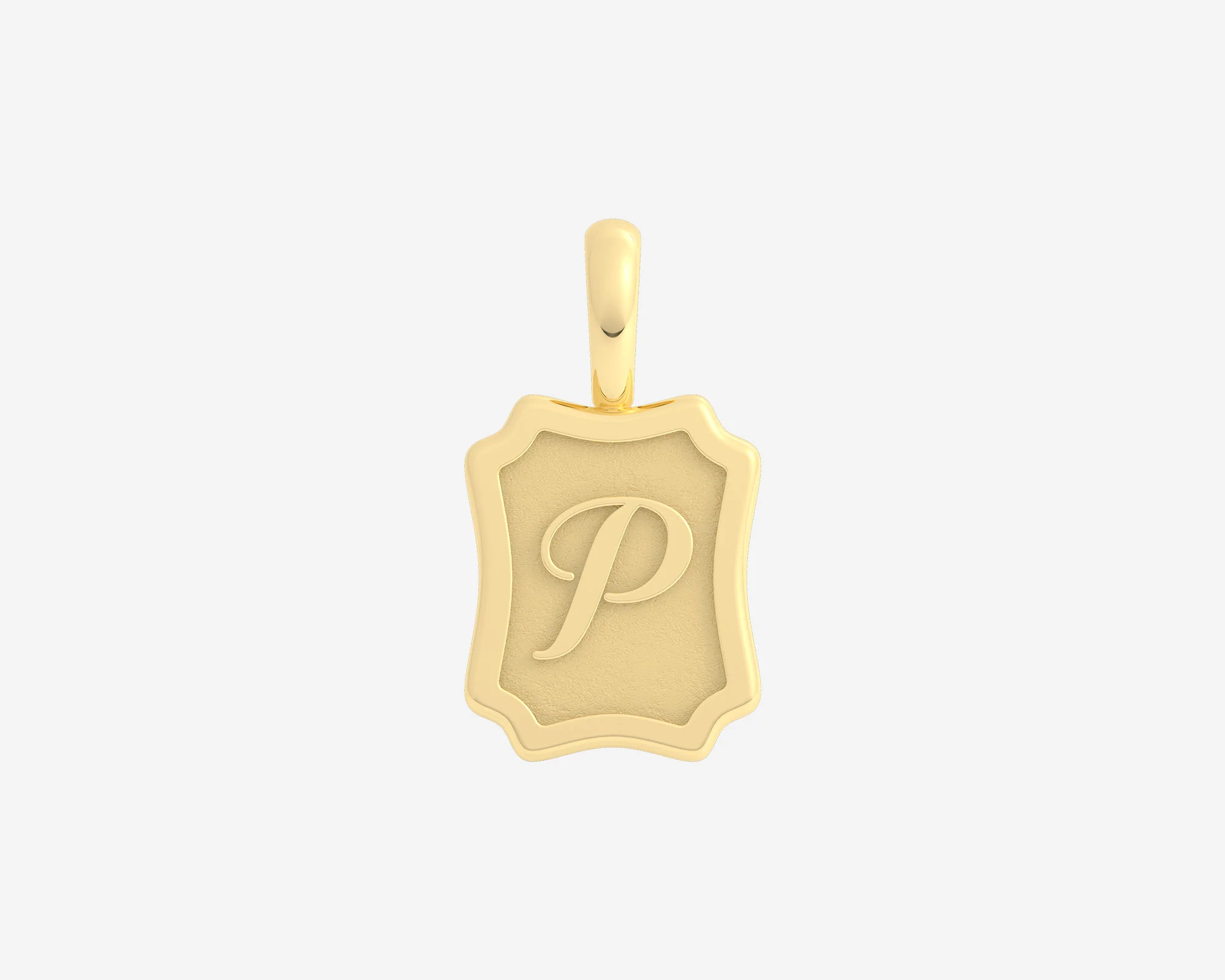 The Small Portrait Initial Pendant - Image 48