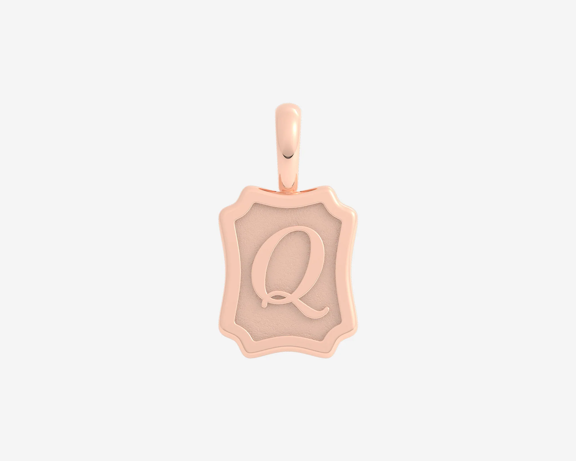 The Small Portrait Initial Pendant - Image 49