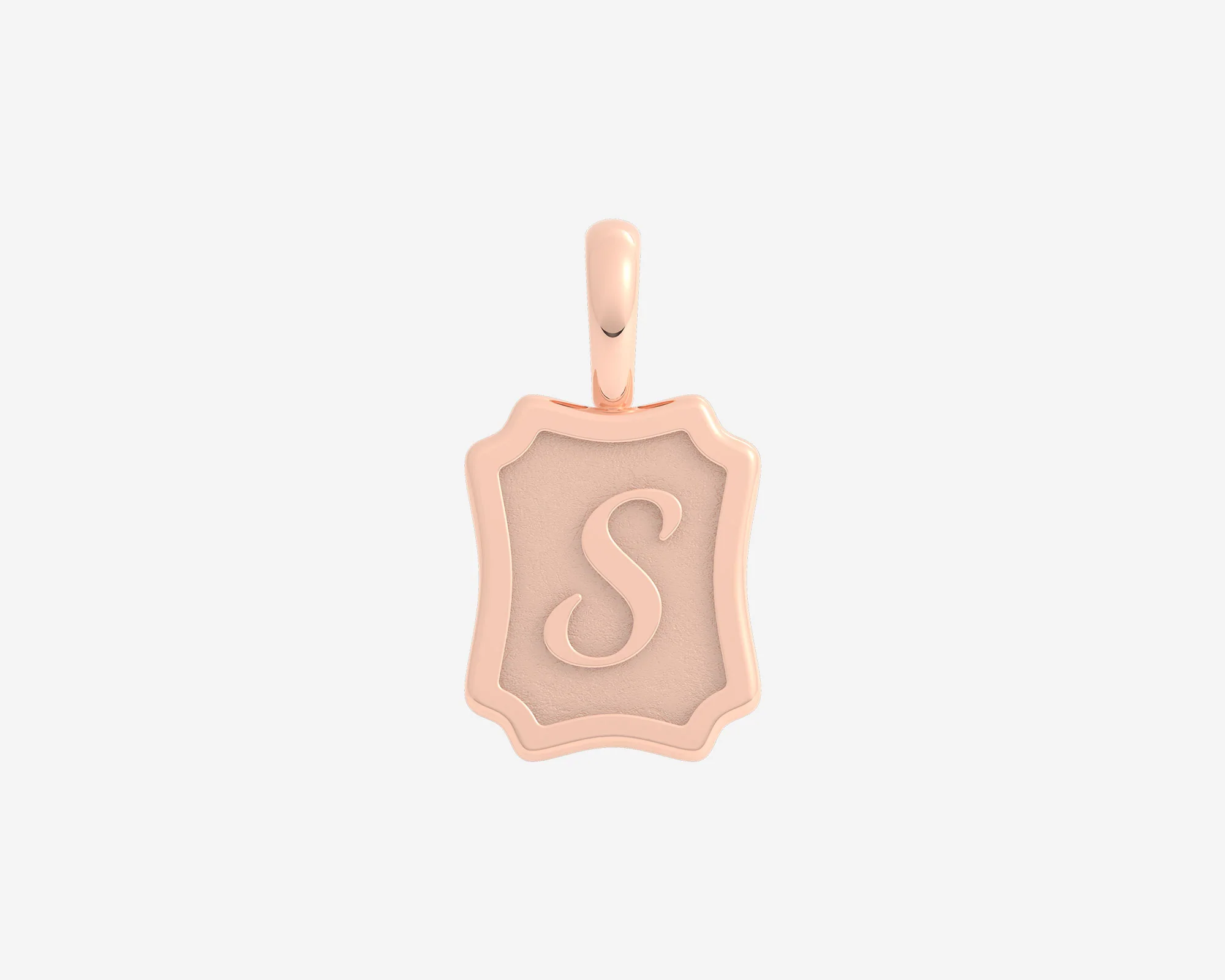 The Small Portrait Initial Pendant - Image 55
