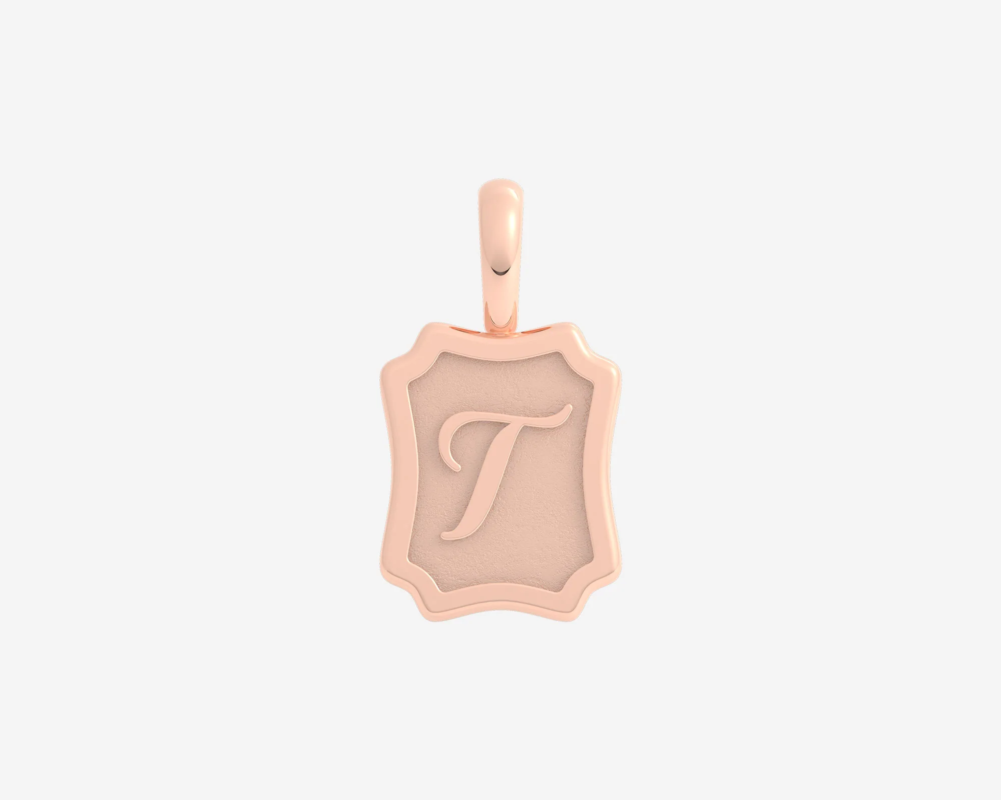 The Small Portrait Initial Pendant - Image 58