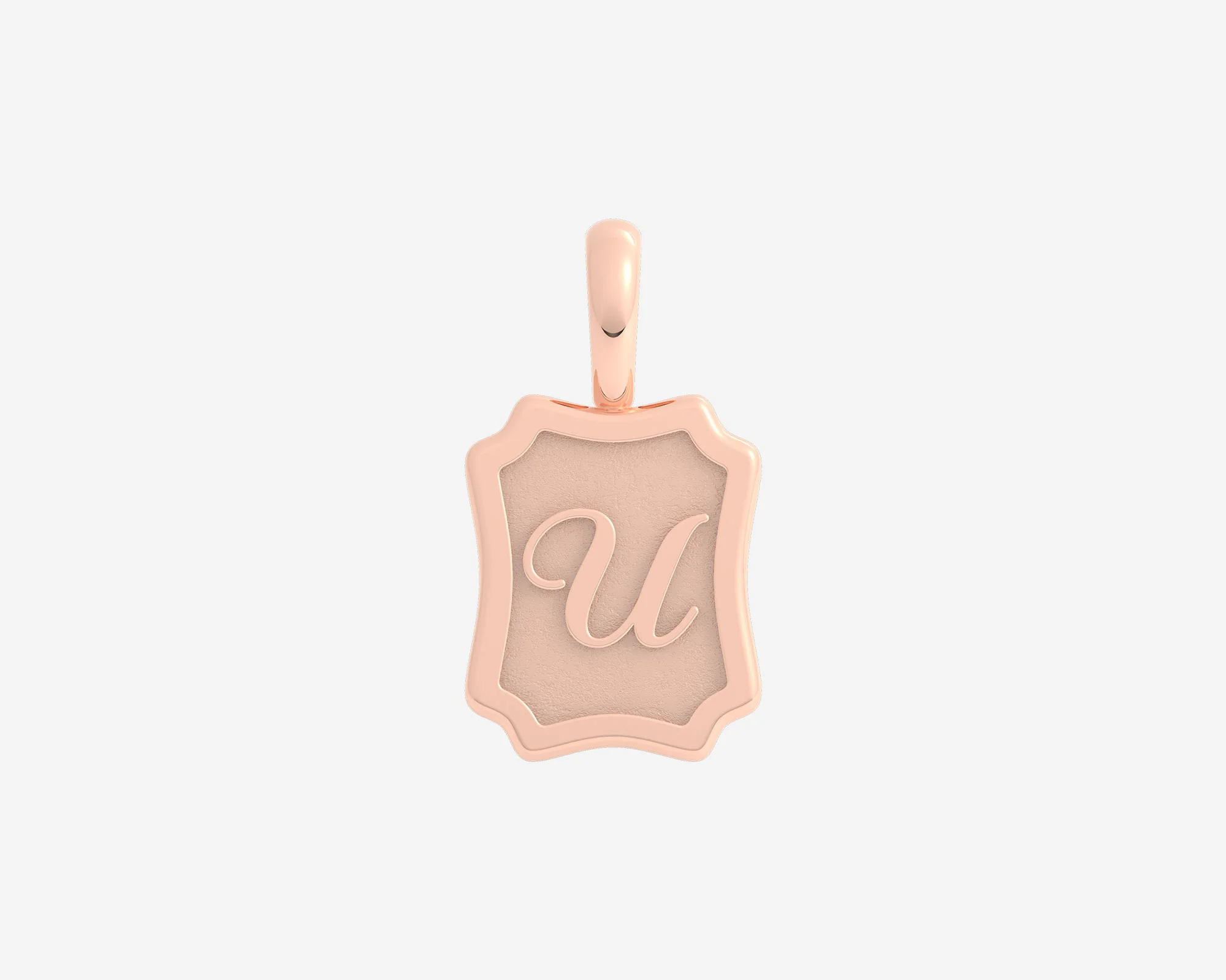 The Small Portrait Initial Pendant - Image 61