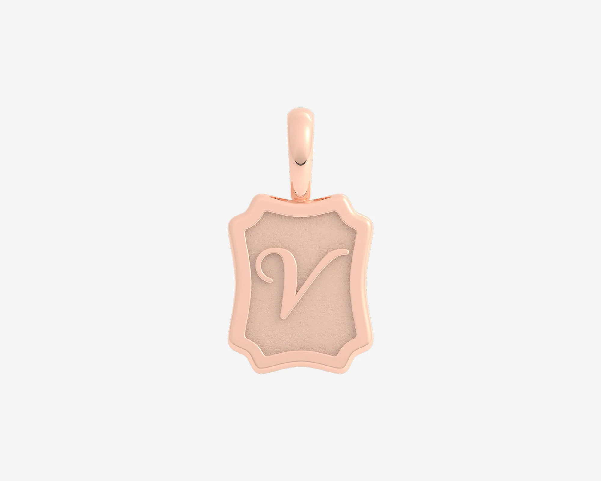 The Small Portrait Initial Pendant - Image 64