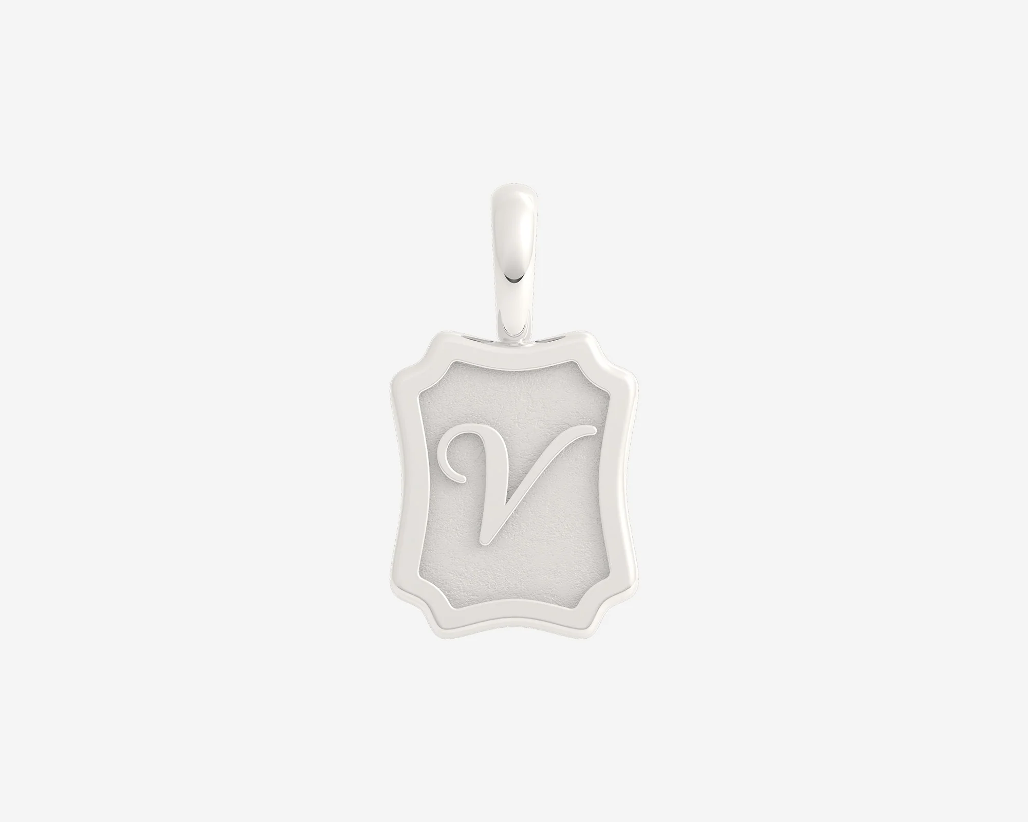 The Small Portrait Initial Pendant - Image 65