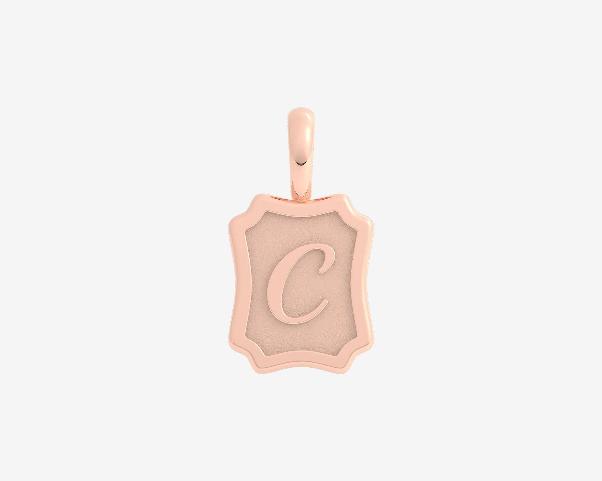 The Small Portrait Initial Pendant - Image 7