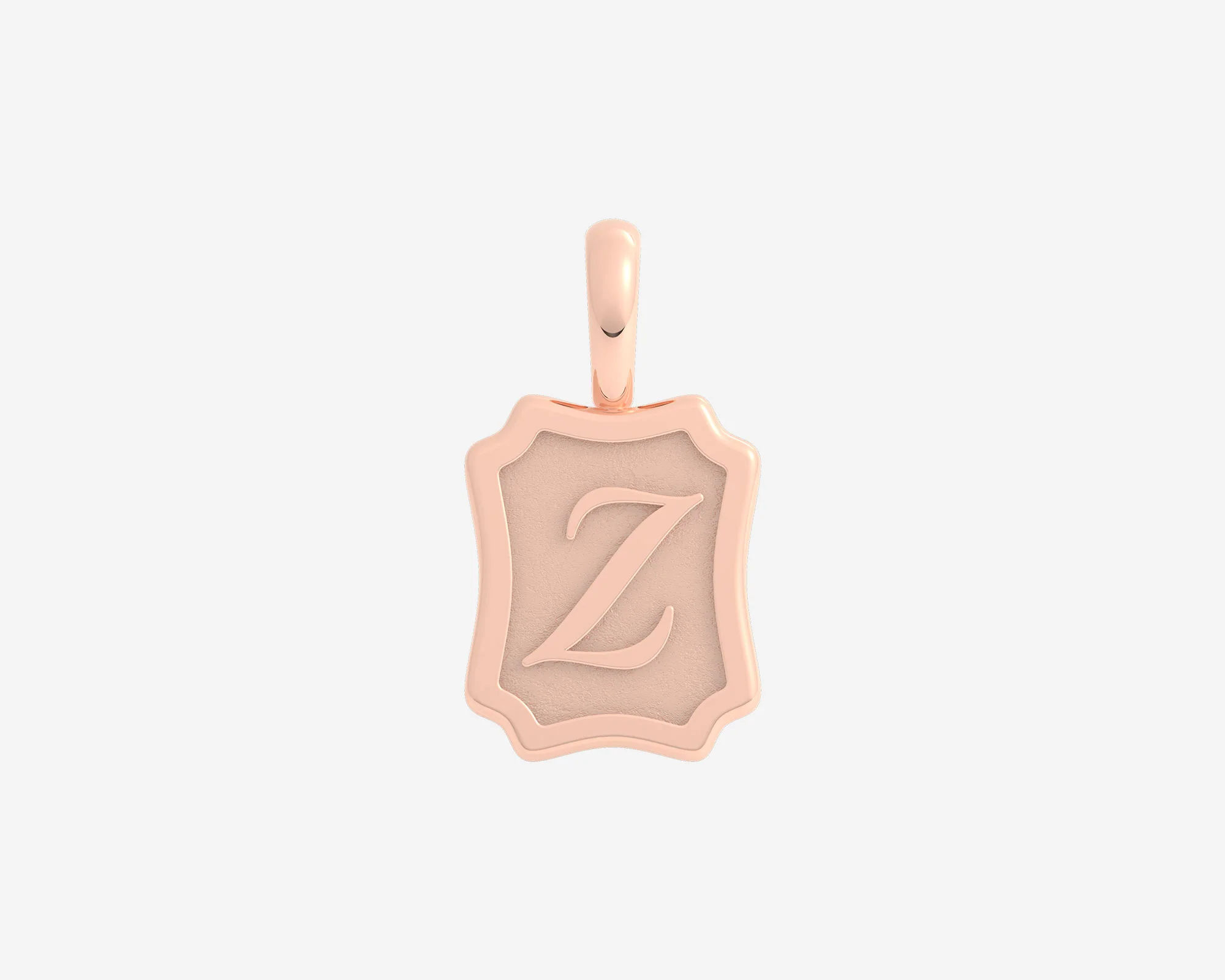 The Small Portrait Initial Pendant - Image 76