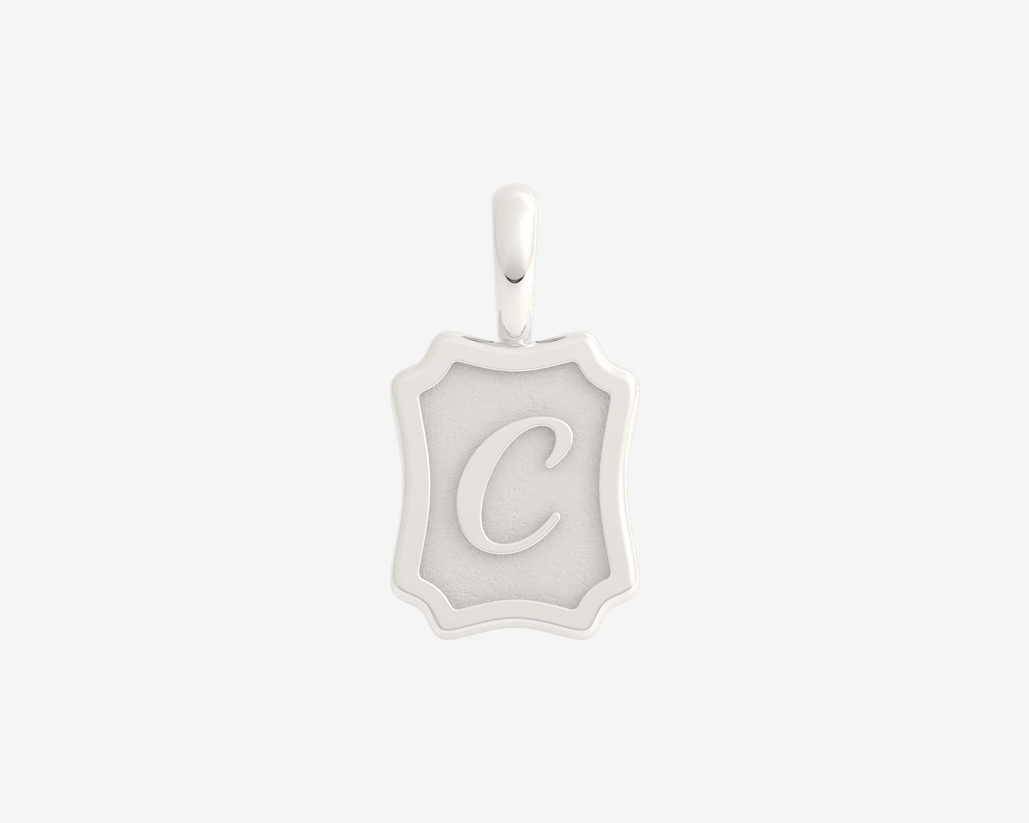 The Small Portrait Initial Pendant - Image 8