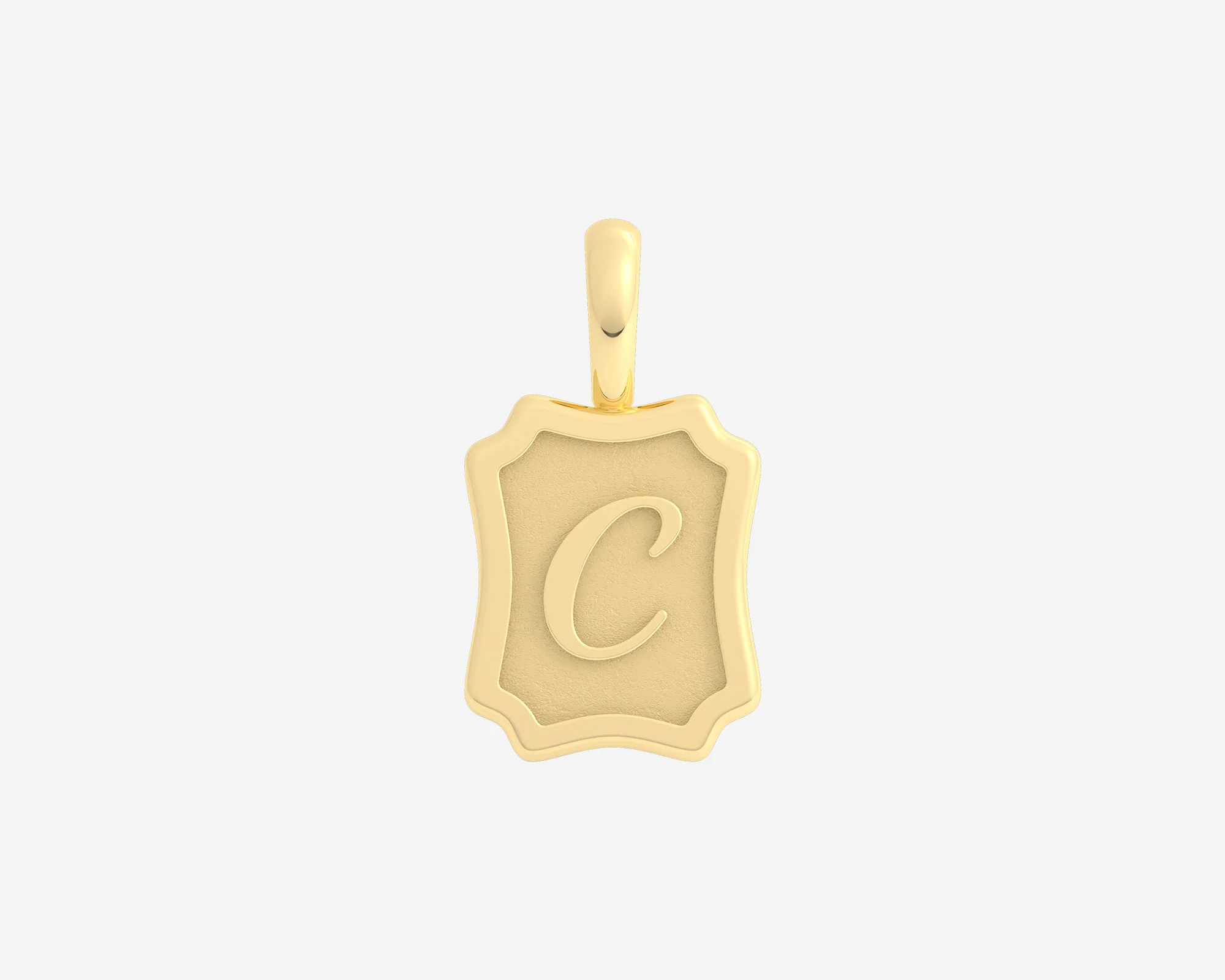 The Small Portrait Initial Pendant - Image 9