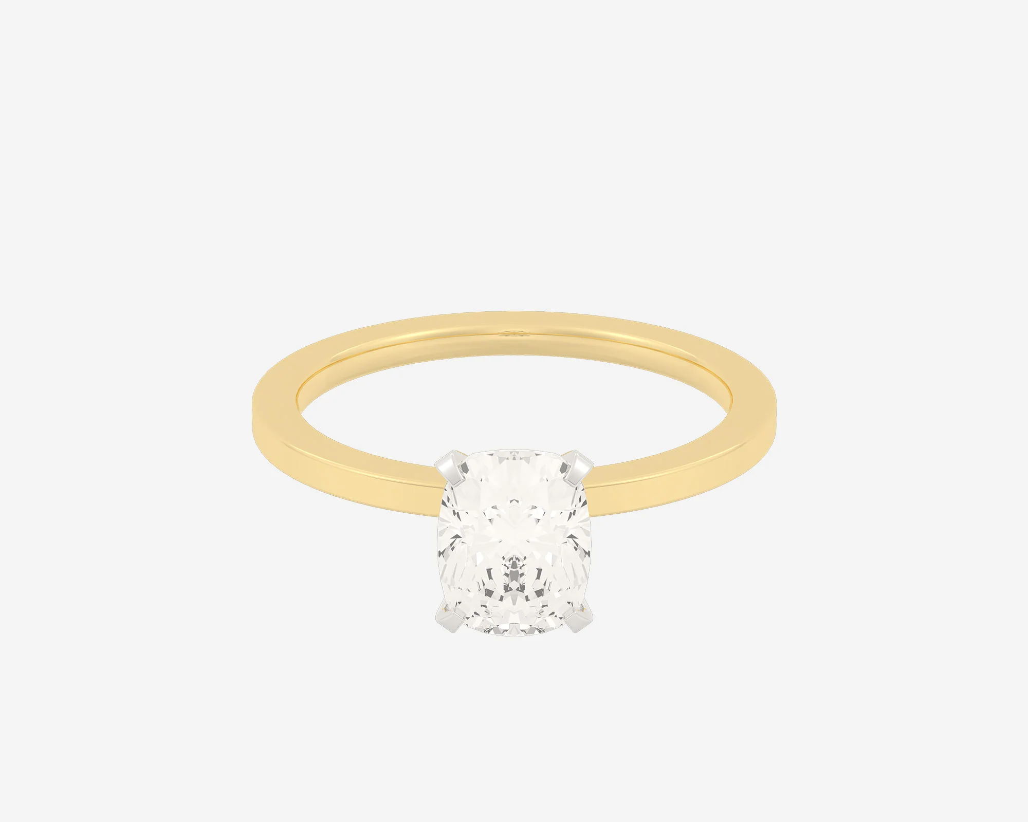 The Square Solitaire — Elongated Cushion - Image 14