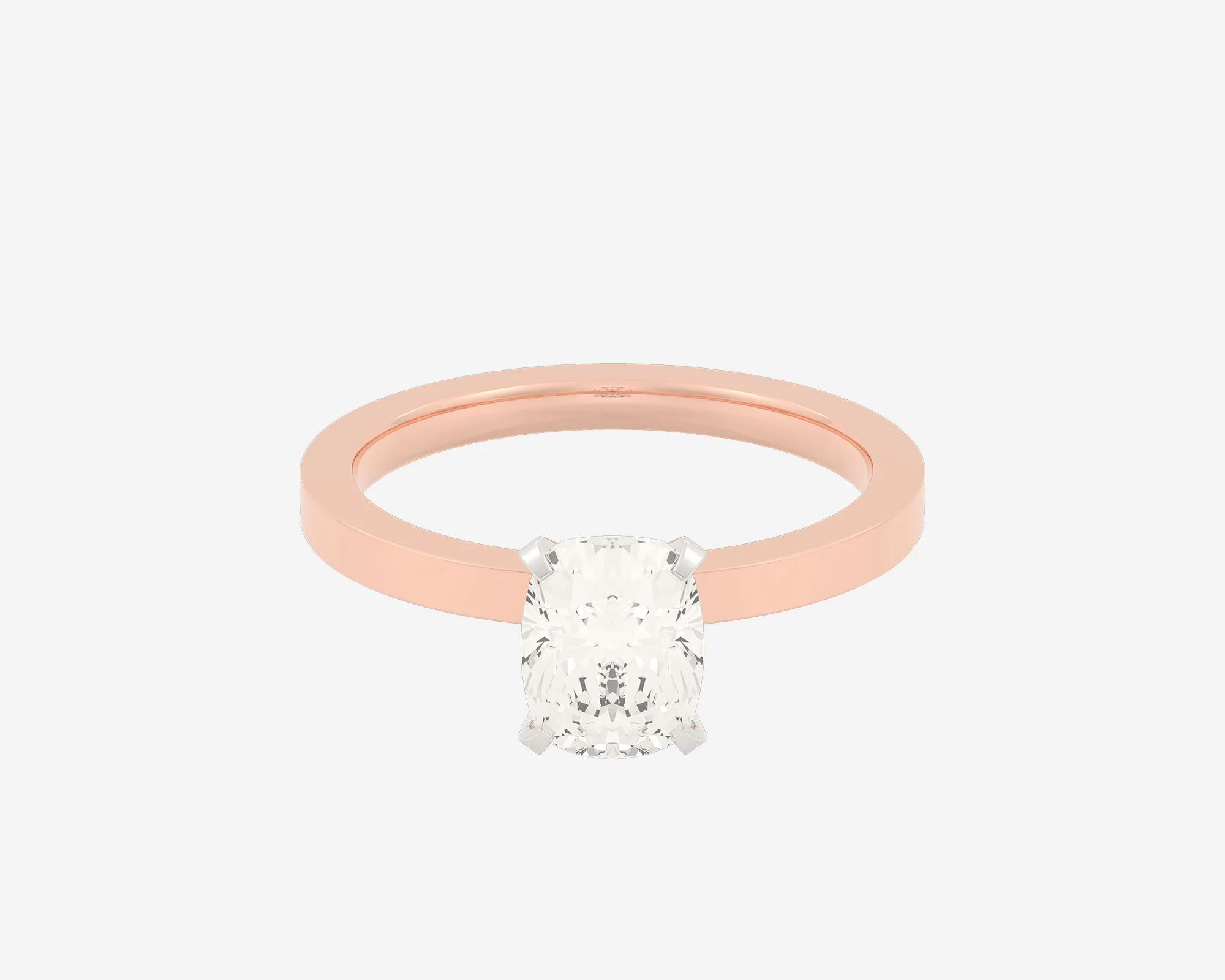 The Square Solitaire — Elongated Cushion - Image 15