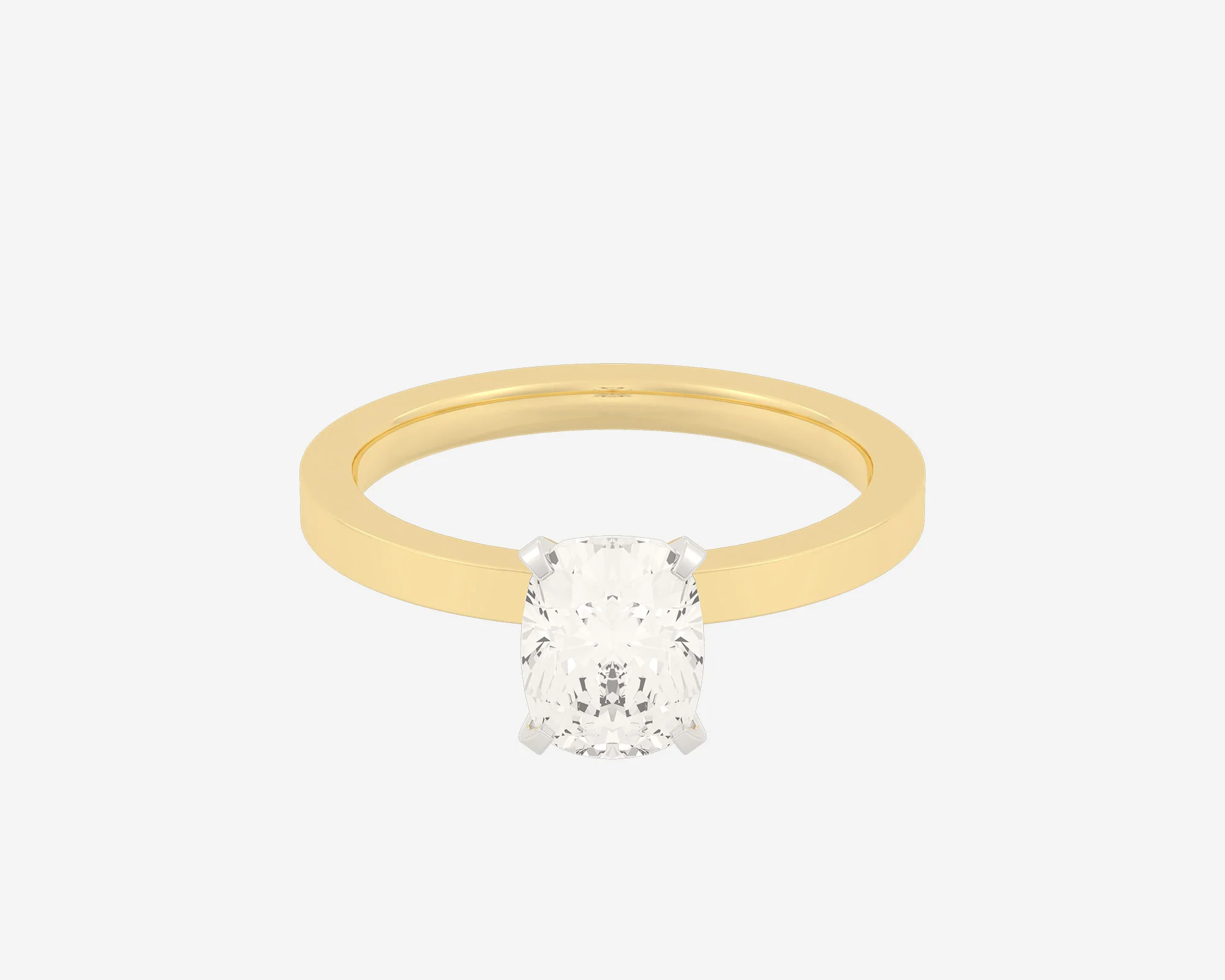 The Square Solitaire — Elongated Cushion - Image 16