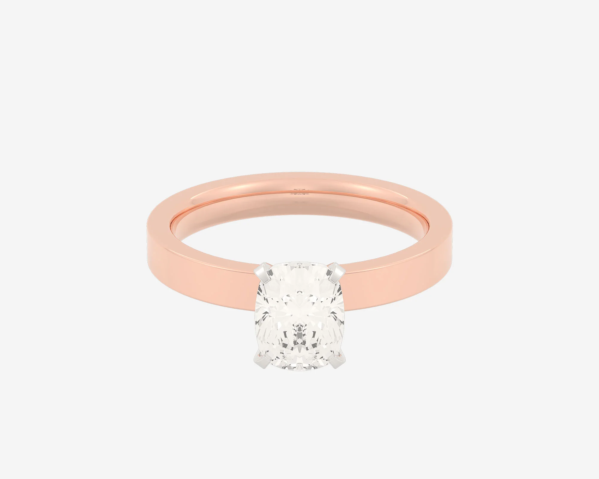 The Square Solitaire — Elongated Cushion - Image 17