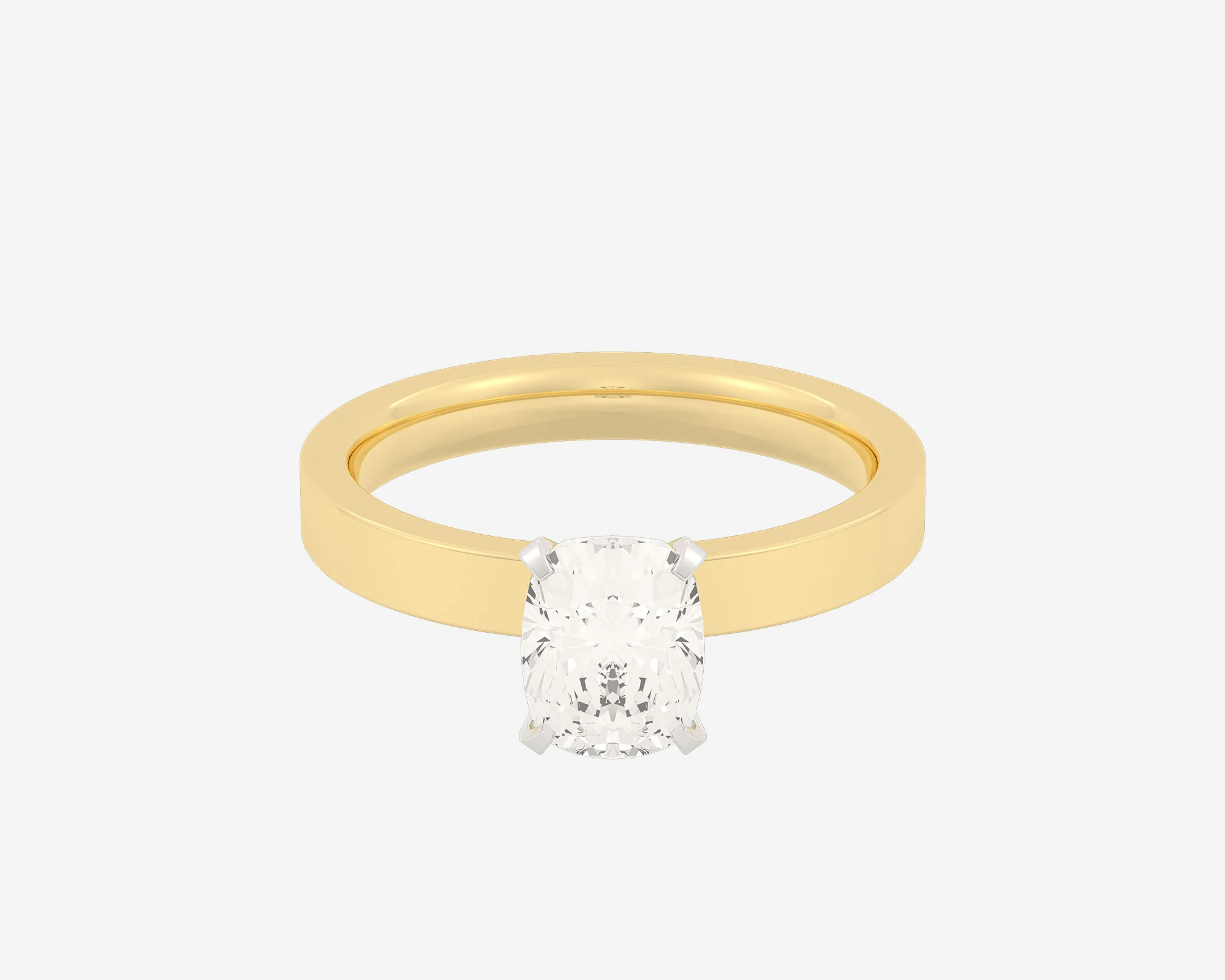 The Square Solitaire — Elongated Cushion - Image 18