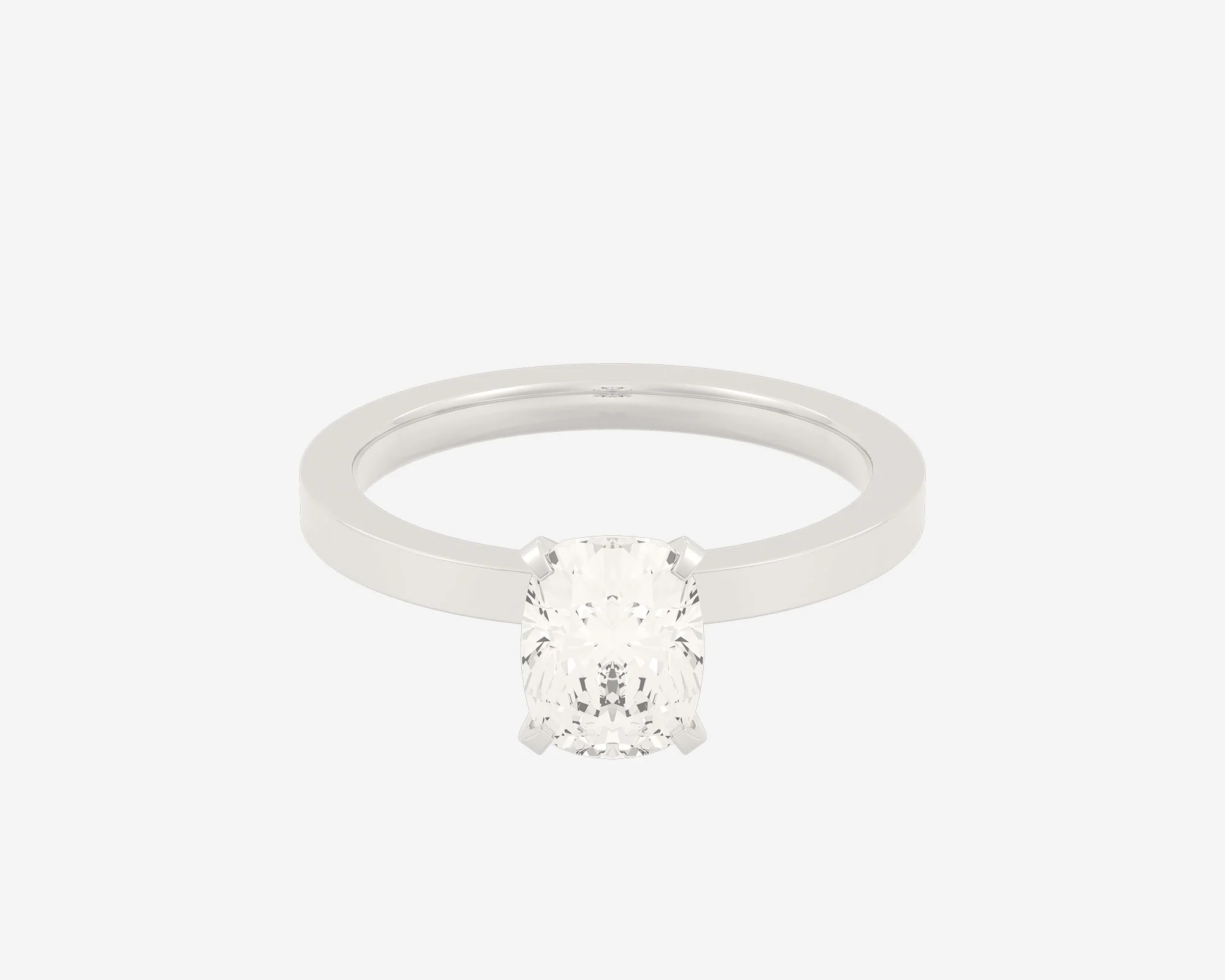 The Square Solitaire — Elongated Cushion - Image 5