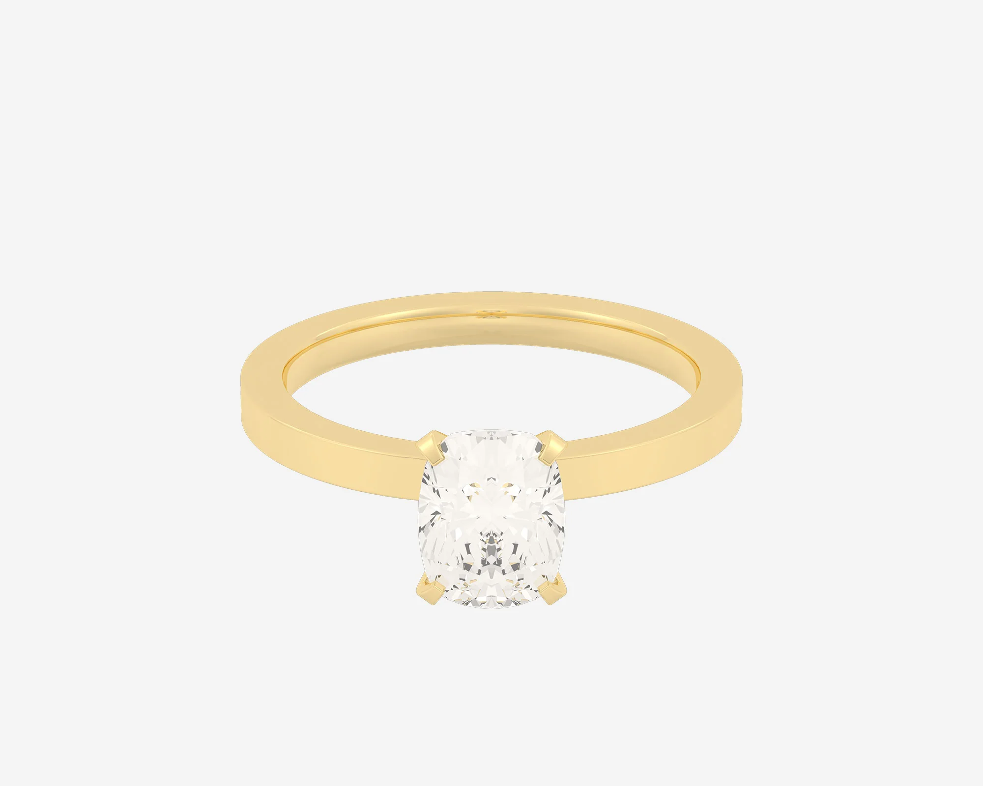The Square Solitaire — Elongated Cushion - Image 6