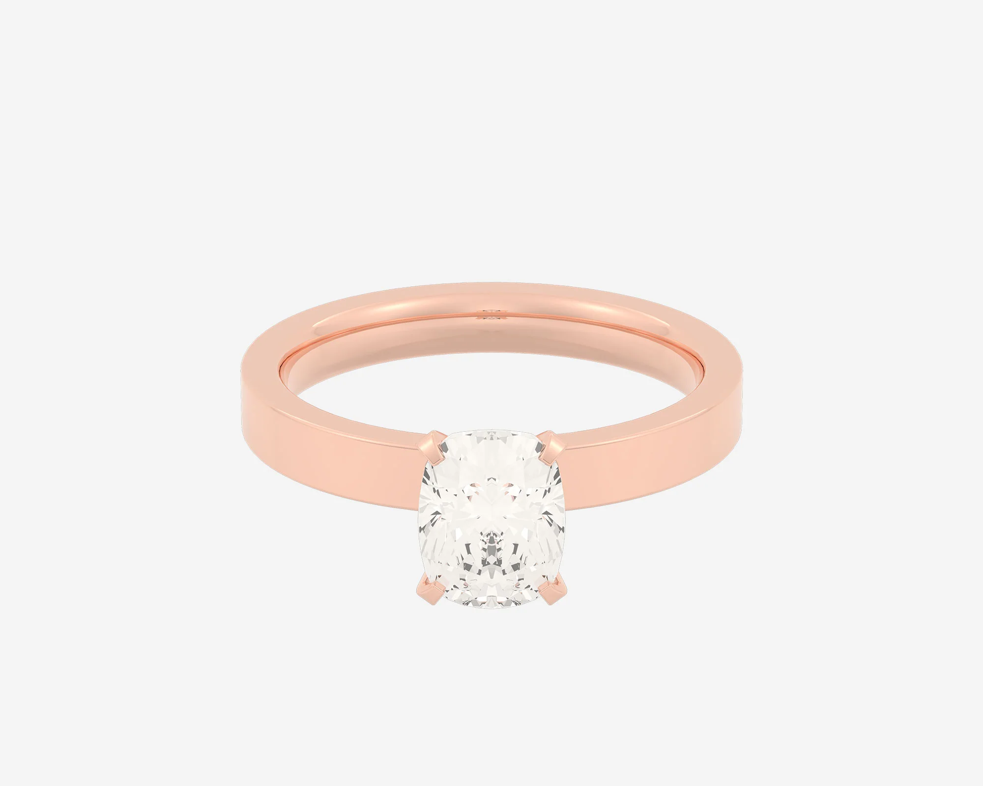 The Square Solitaire — Elongated Cushion - Image 7