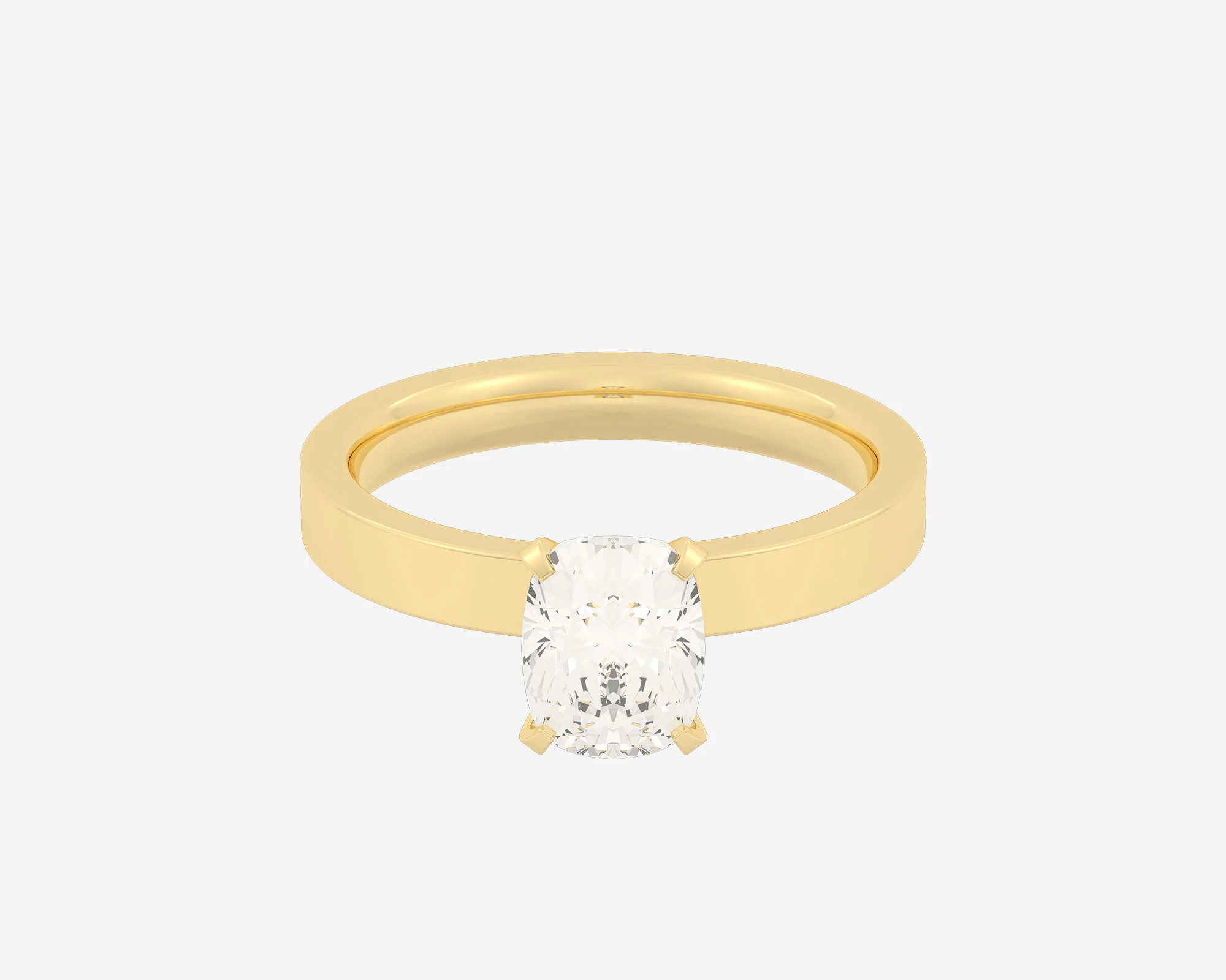 The Square Solitaire — Elongated Cushion - Image 9
