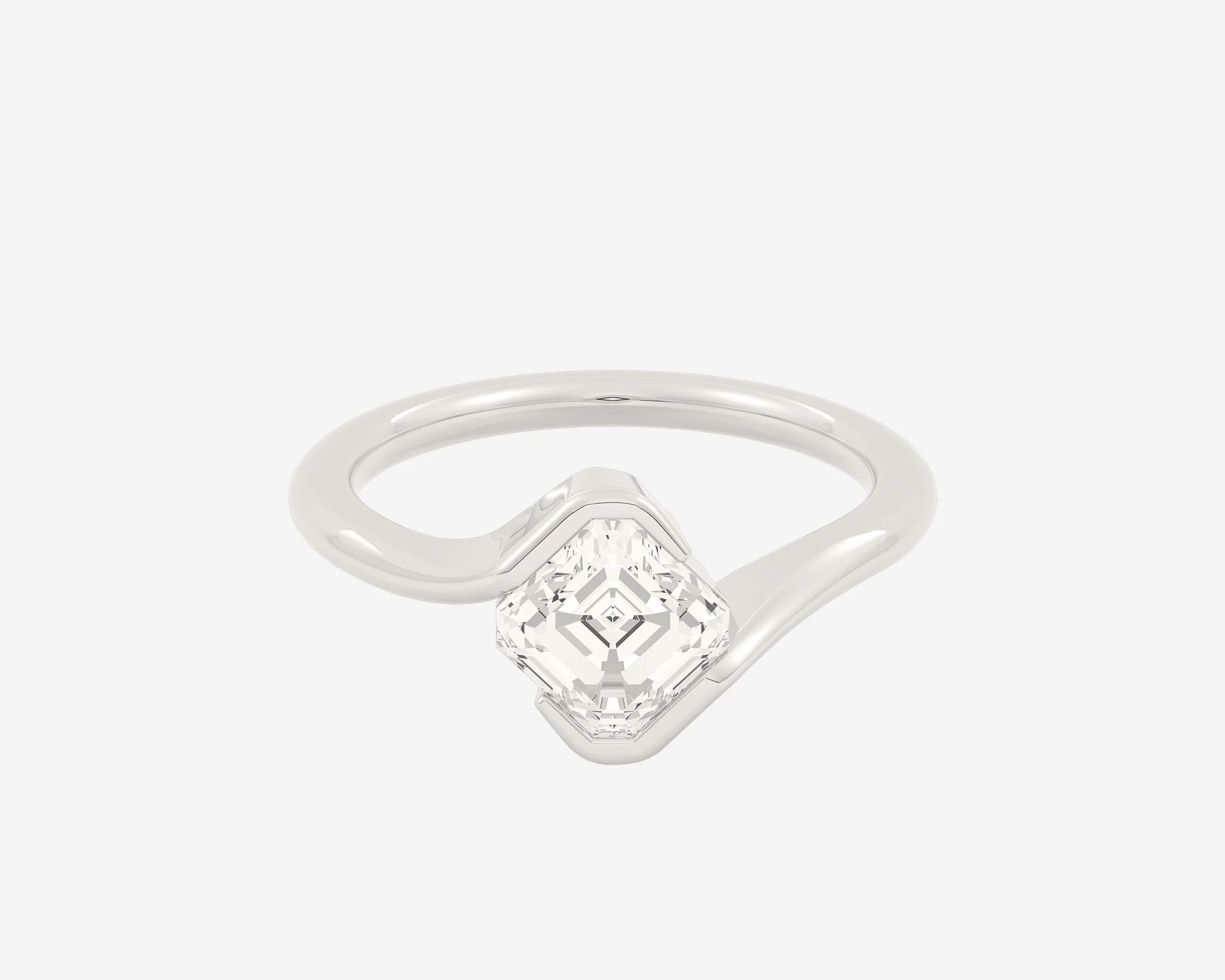 The Within Solitaire — Asscher - Image 2