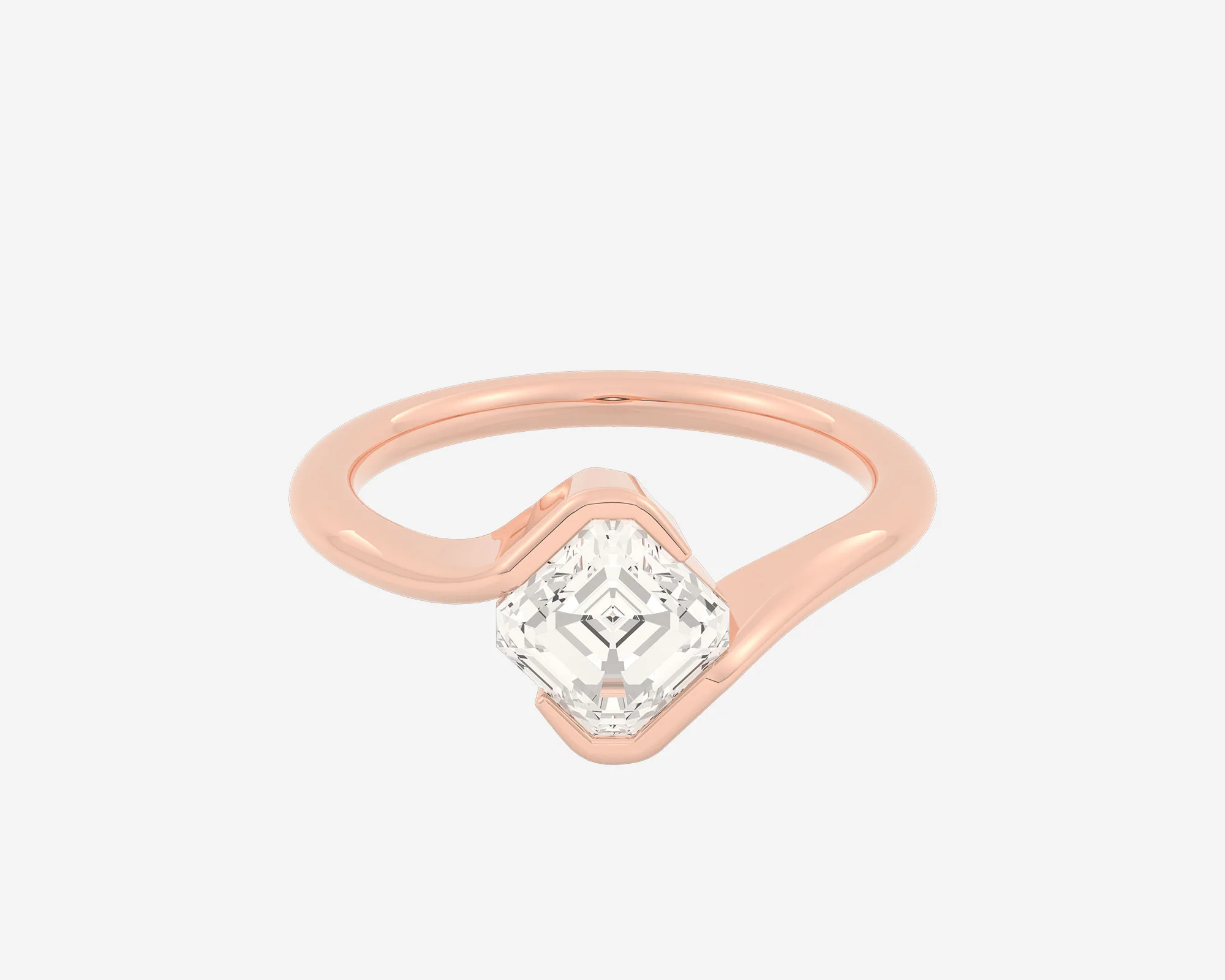 The Within Solitaire — Asscher - Image 3