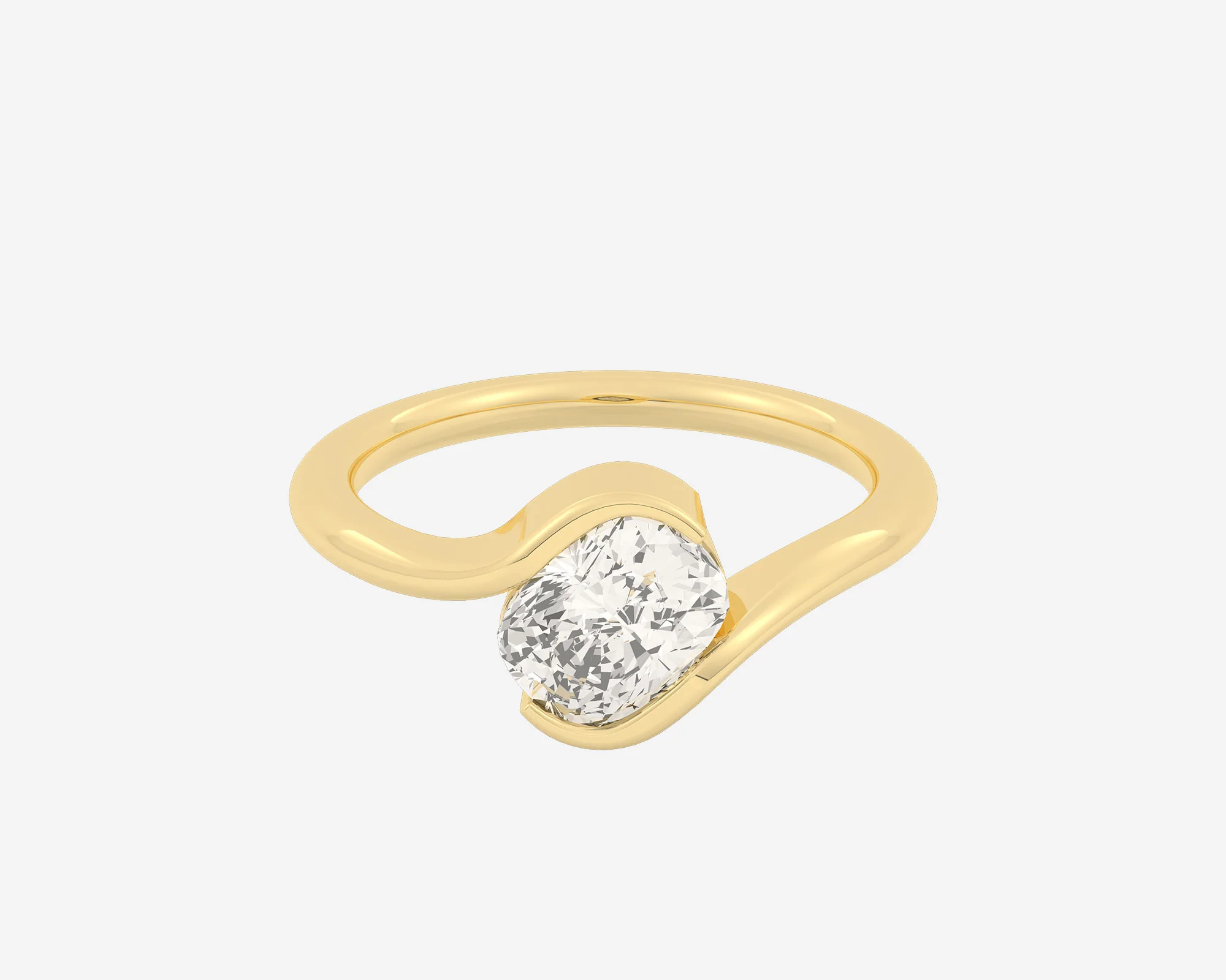 The Within Solitaire — Elongated Cushion