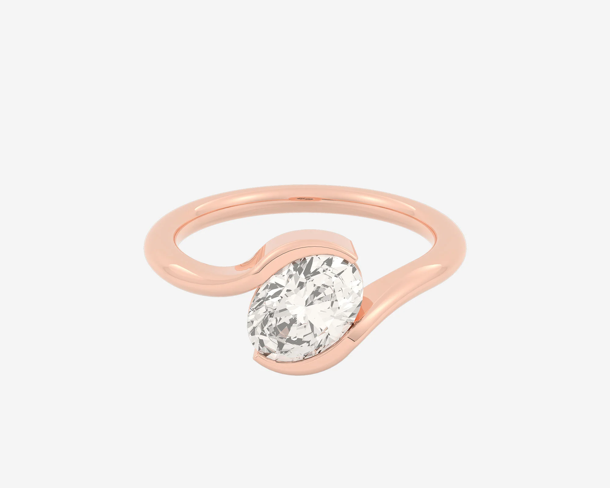The Within Solitaire — Oval - Image 3